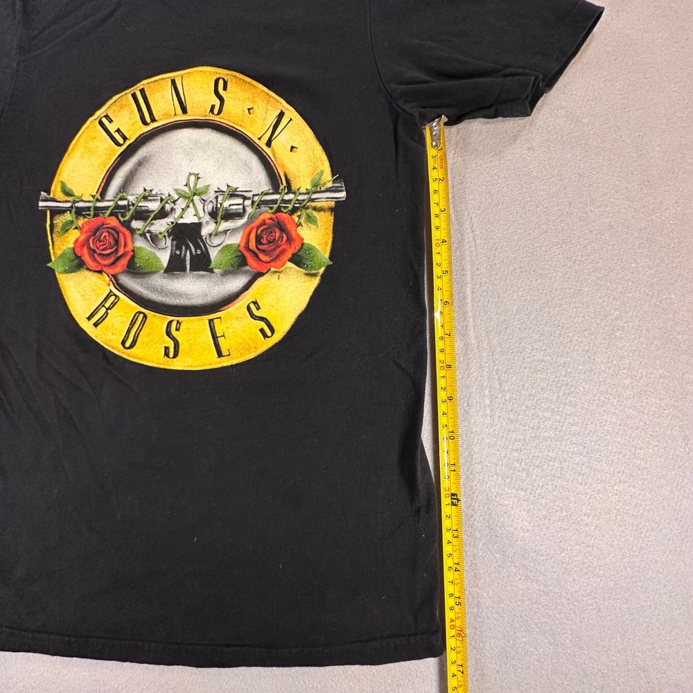 Guns N Roses Band Graphic T-Shirt Black Small 100% Cotton Short Sleeve Crewneck - Picture 3 of 5